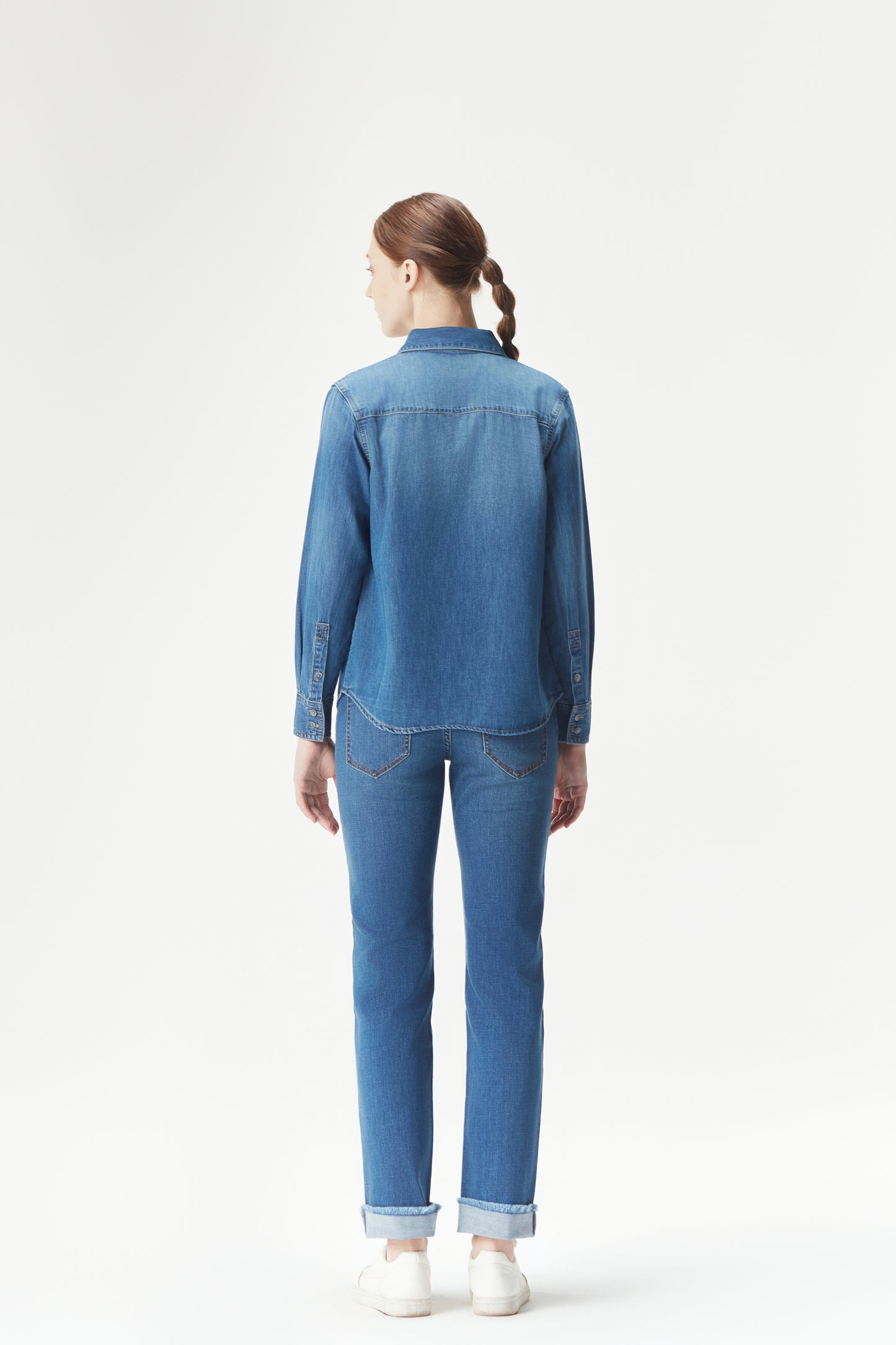 Women's Soft Tencel Denim Shirt | Made to Measure