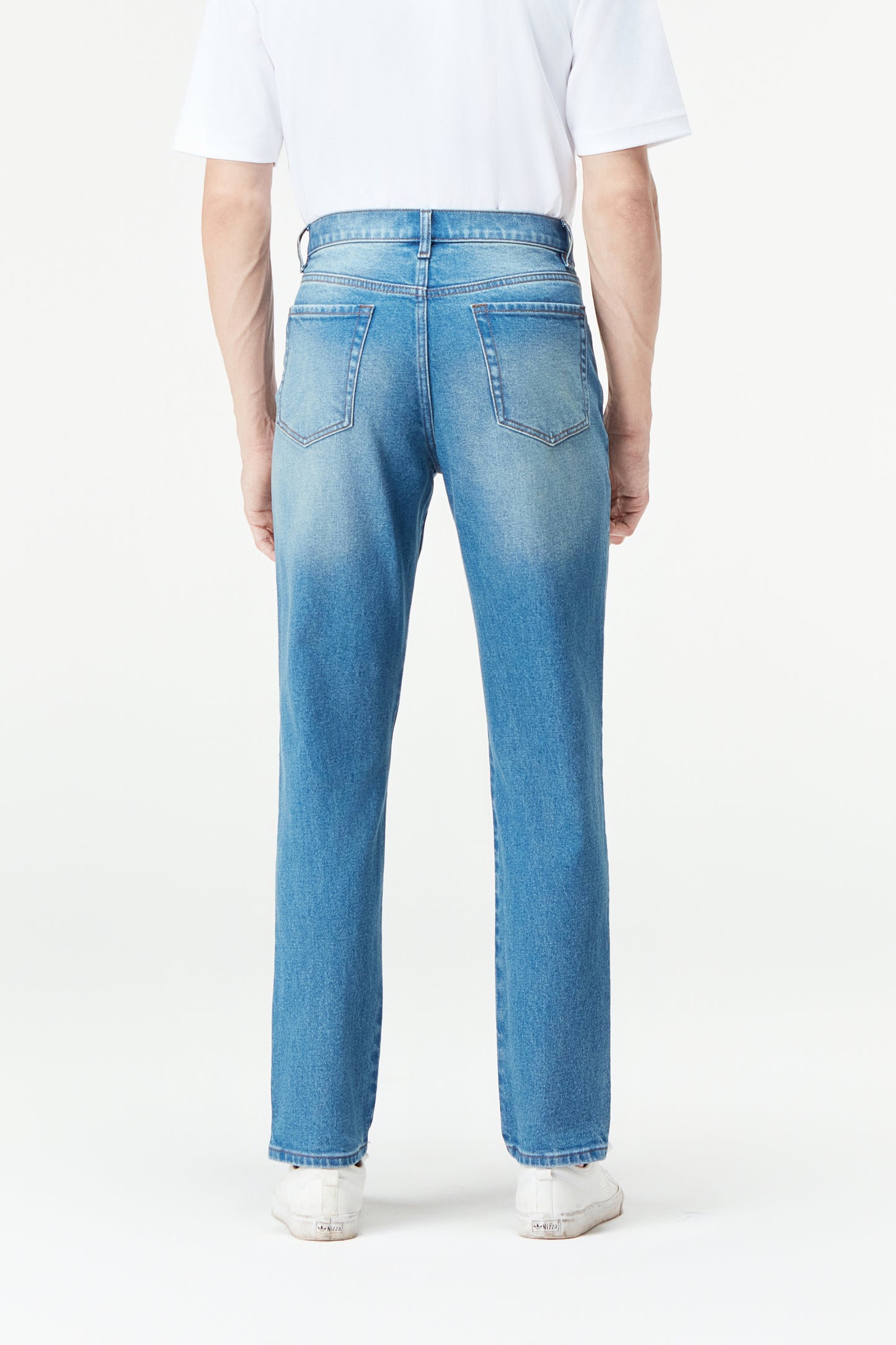 Men's Vintage Washed Denim Jeans | Made to Measure