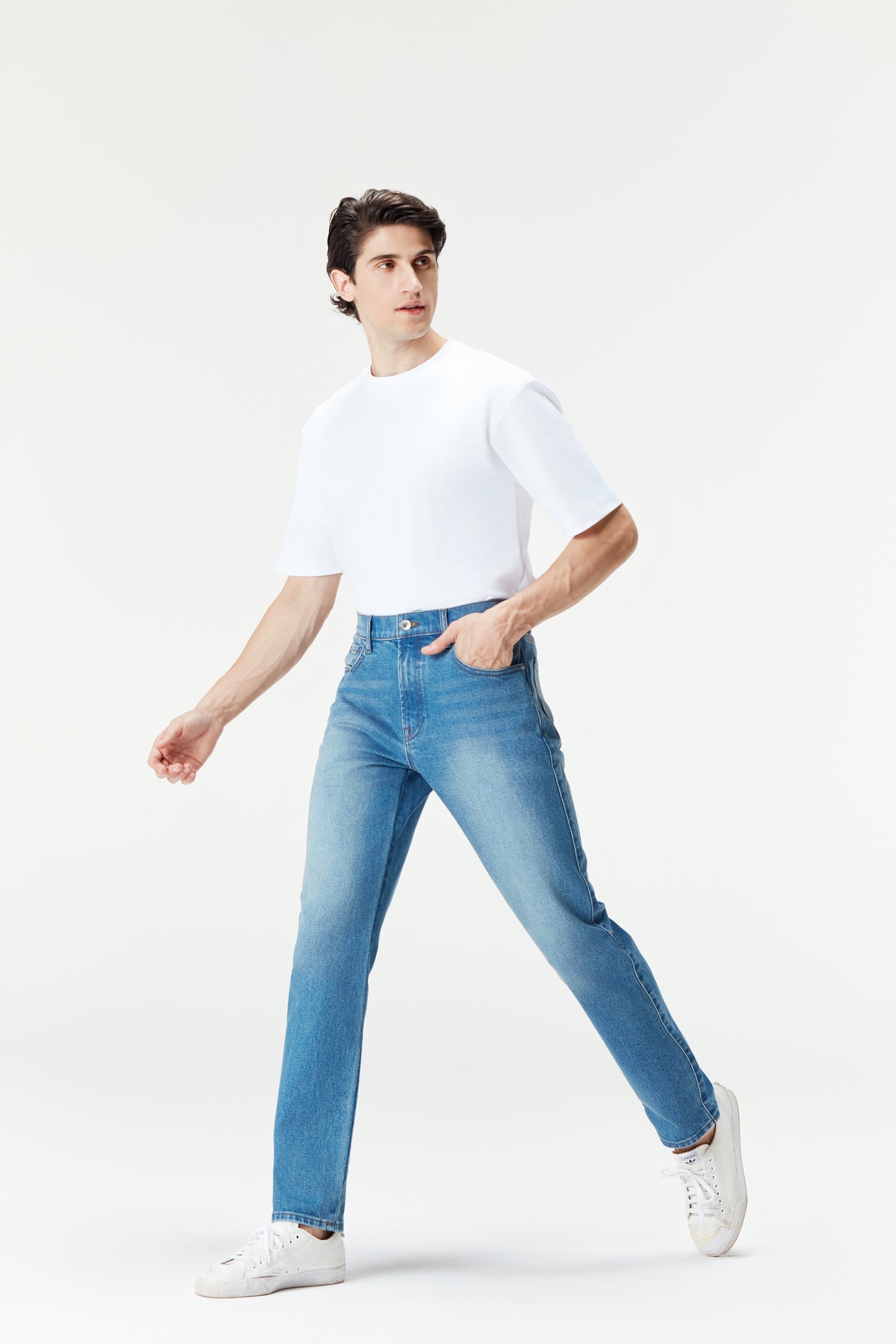 Men's Vintage Washed Denim Jeans | Made to Measure