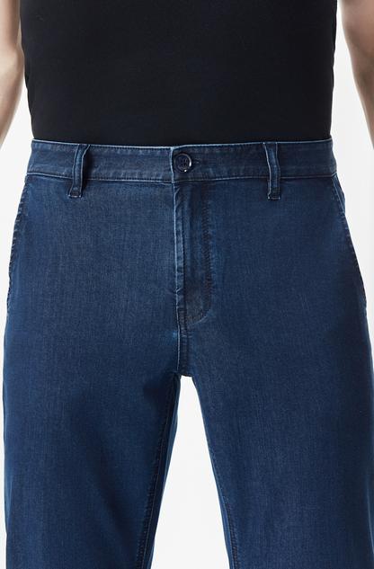 Men's Business Style Jeans (clean mid blue)