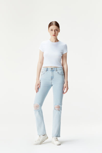 Women's Distressed Trendy Jeans | Made to Measure