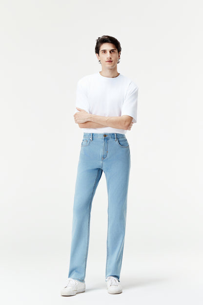 Men's Comfortable Straight-Leg Jeans | Made to Measure