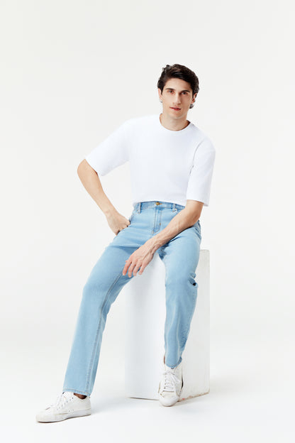 Men's Comfortable Straight-Leg Jeans | Made to Measure